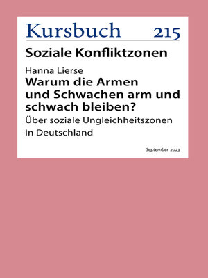 cover image of Warum die Armen und Schwachen arm und schwach bleiben?